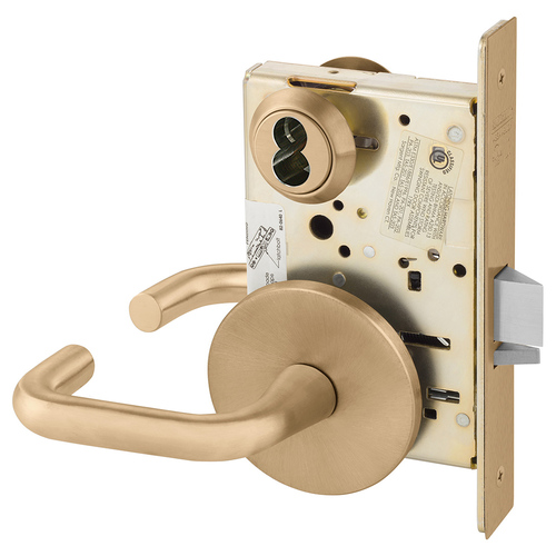 Manufacturing Mortise Lock Satin Bronze Clear Coated