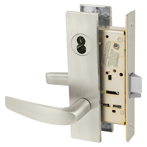 Manufacturing Mortise Lock Satin Nickel Plated Clear Coated