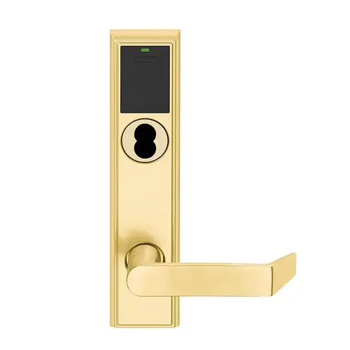 Electric Mortise Lock Bright Brass