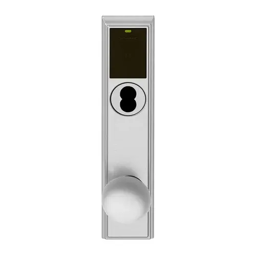 Wireless Mortise Lock Satin Chrome Antimicrobial Coated