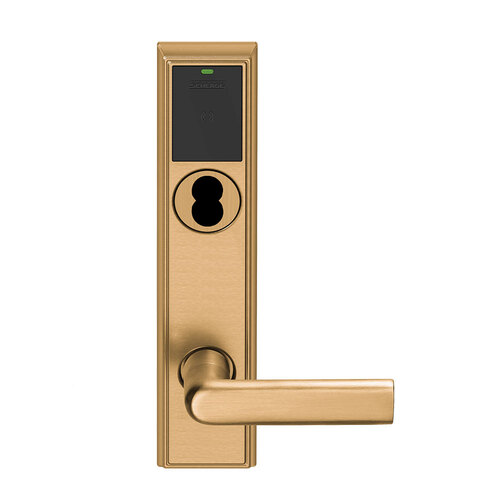 Wireless Mortise Lock Satin Bronze Clear Coated