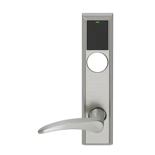 Wireless Mortise Lock Satin Nickel Plated Clear Coated