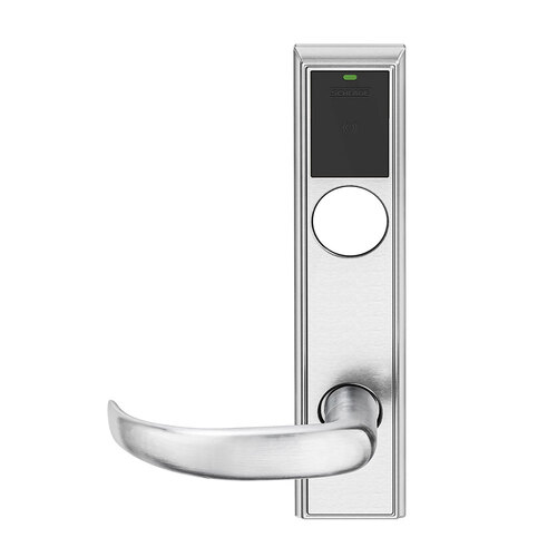 Wireless Mortise Lock Bright Chrome