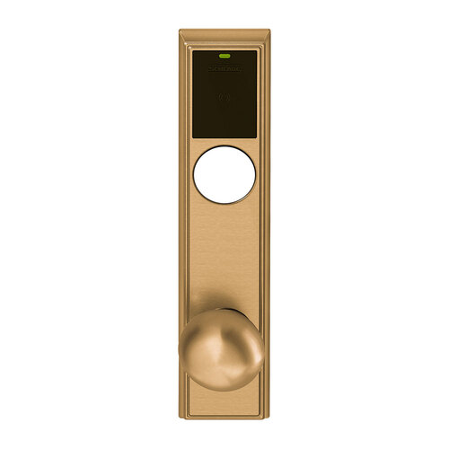 Wireless Mortise Lock Satin Bronze Clear Coated