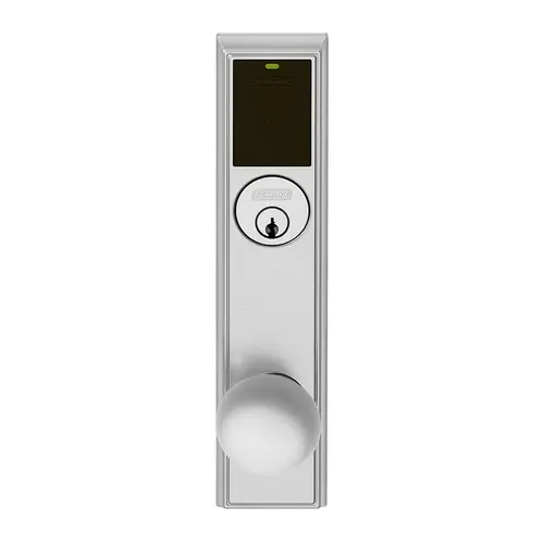 Wireless Mortise Lock Satin Chrome Antimicrobial Coated