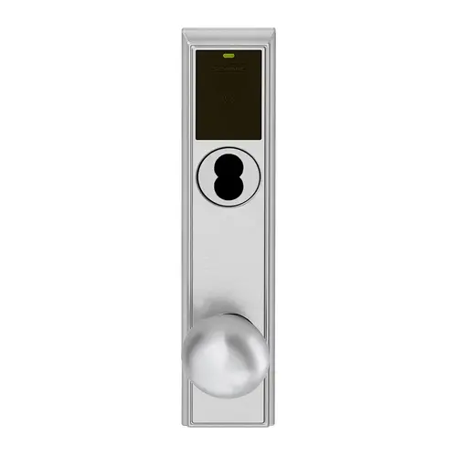 Wireless Mortise Lock Satin Chrome Antimicrobial Coated