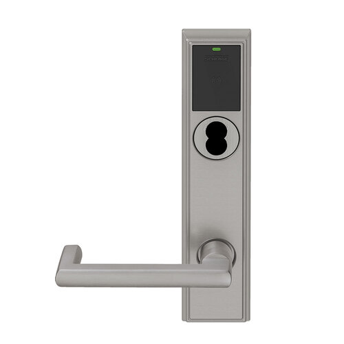 Wireless Mortise Lock Satin Nickel Plated Clear Coated