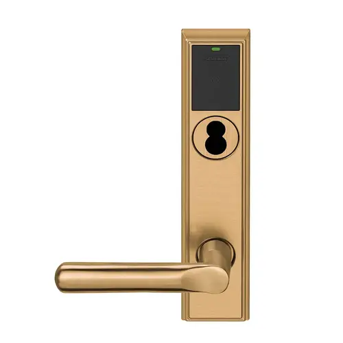 Wireless Mortise Lock Satin Bronze Clear Coated