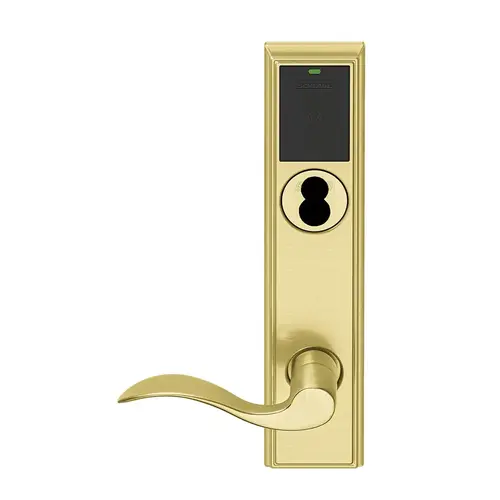 Wireless Mortise Lock Satin Brass