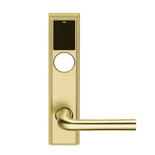 Wireless Mortise Lock Satin Brass