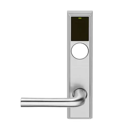 Wireless Mortise Lock Satin Chrome Antimicrobial Coated