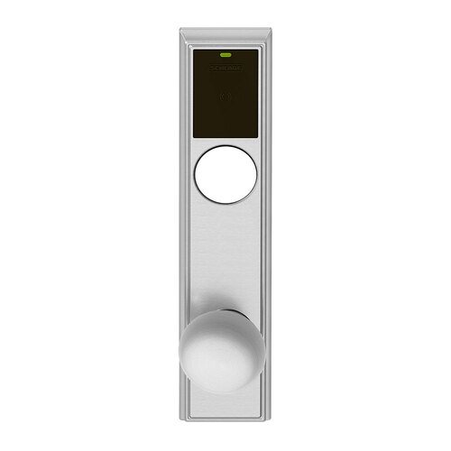 Wireless Mortise Lock Satin Chrome Antimicrobial Coated