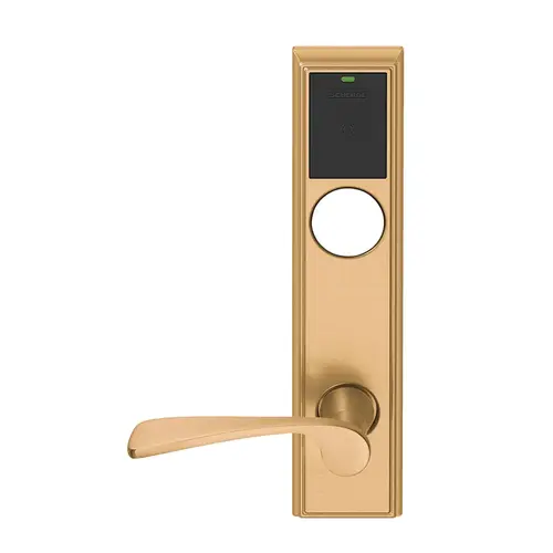 Wireless Mortise Lock Satin Bronze Clear Coated