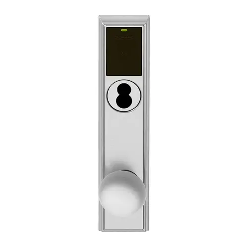 Wireless Mortise Lock Satin Chrome Antimicrobial Coated