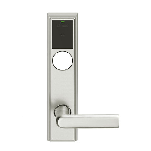 Wireless Mortise Lock Satin Nickel Plated Clear Coated