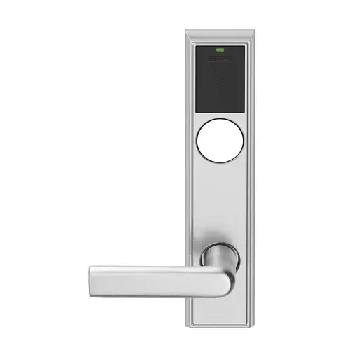 Wireless Mortise Lock Satin Chrome Antimicrobial Coated