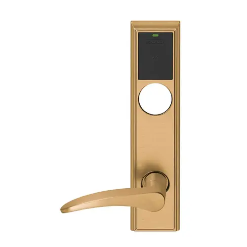 Wireless Mortise Lock Satin Bronze Clear Coated