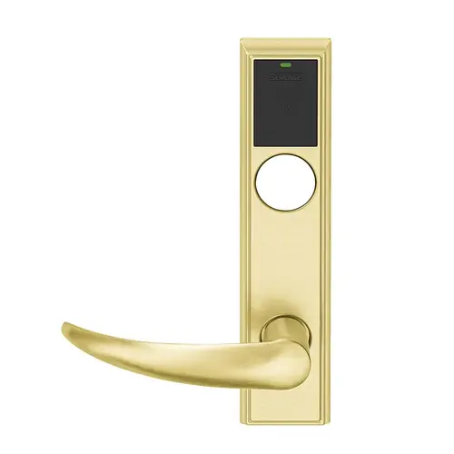 Wireless Mortise Lock Satin Brass