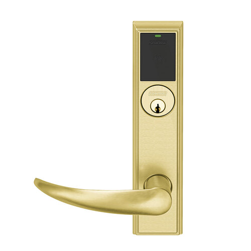 Wireless Mortise Lock Satin Brass