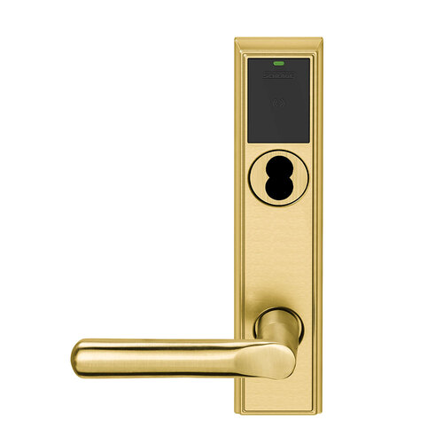 Wireless Mortise Lock Bright Brass