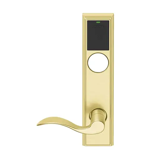 Wireless Mortise Lock Satin Brass