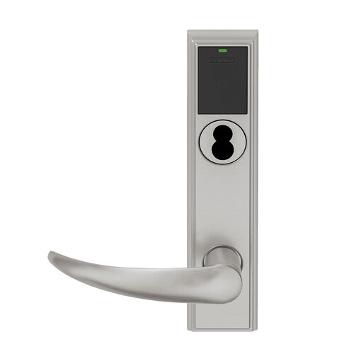 Wireless Mortise Lock Satin Nickel Plated Clear Coated