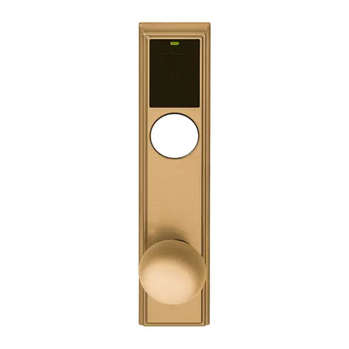 Wireless Mortise Lock Satin Bronze Clear Coated