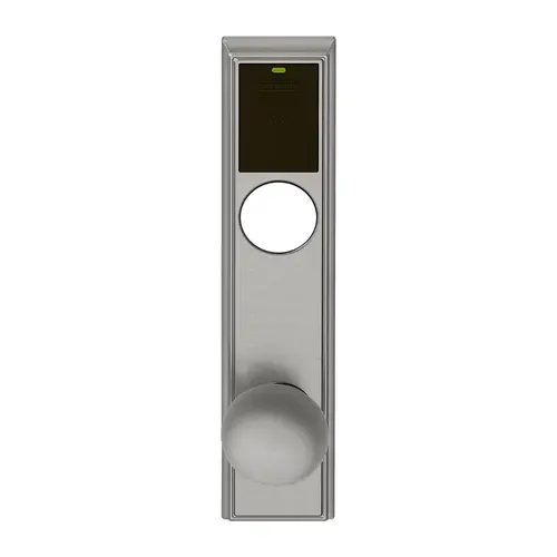 Wireless Mortise Lock Satin Nickel Plated Clear Coated