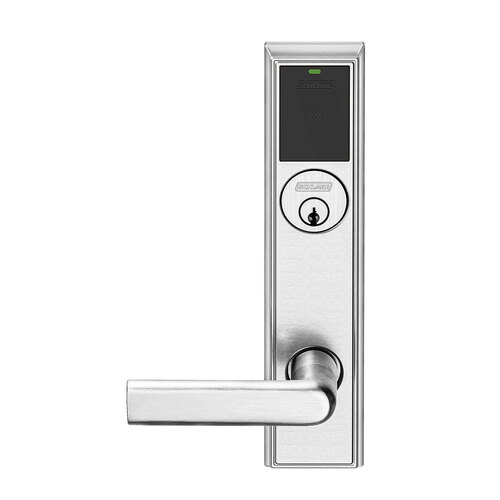 Wireless Mortise Lock Bright Chrome