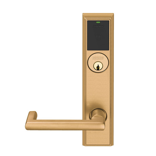 Wireless Mortise Lock Satin Bronze Clear Coated