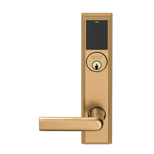 Wireless Mortise Lock Satin Bronze Clear Coated