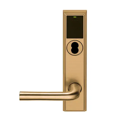 Wireless Mortise Lock Satin Bronze Clear Coated