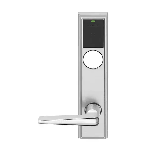 Wireless Mortise Lock Satin Chrome Antimicrobial Coated