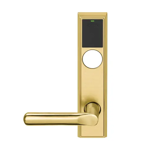 Wireless Mortise Lock Bright Brass