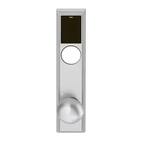 Wireless Mortise Lock Satin Chrome Antimicrobial Coated