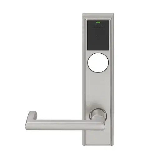 Wireless Mortise Lock Satin Nickel Plated Clear Coated