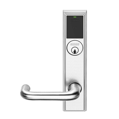 Wireless Mortise Lock Bright Chrome