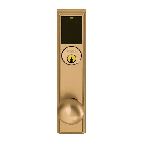 Wireless Mortise Lock Satin Bronze Clear Coated