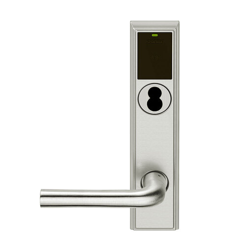 Wireless Mortise Lock Satin Nickel Plated Clear Coated