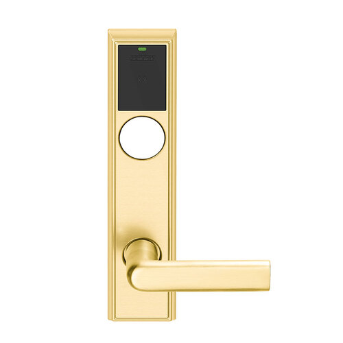 Wireless Mortise Lock Bright Brass