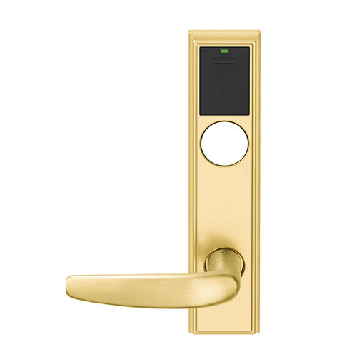 Wireless Mortise Lock Bright Brass