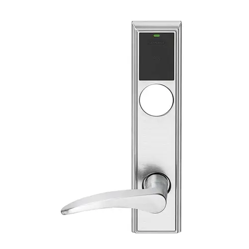 Wireless Mortise Lock Bright Chrome