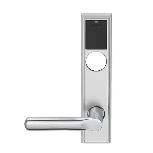 Wireless Mortise Lock Satin Chrome Antimicrobial Coated