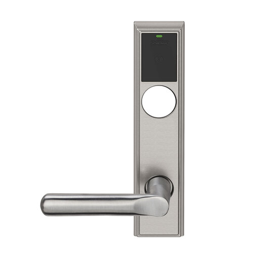 Wireless Mortise Lock Satin Nickel Plated Clear Coated