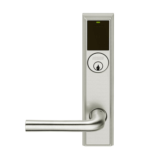 Wireless Mortise Lock Satin Nickel Plated Clear Coated