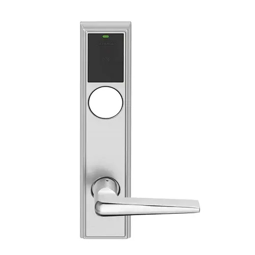 Wireless Mortise Lock Satin Chrome Antimicrobial Coated