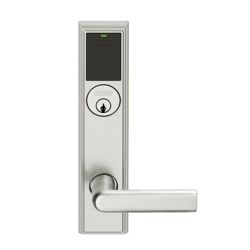 Wireless Mortise Lock Satin Nickel Plated Clear Coated