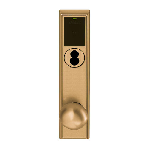 Wireless Mortise Lock Satin Bronze Clear Coated