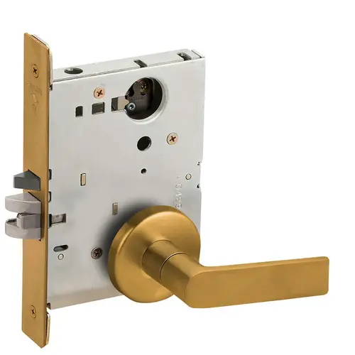 Mortise Lock Satin Bronze Clear Coated