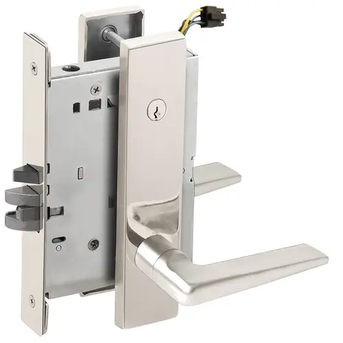 Electric Mortise Lock Bright Chrome